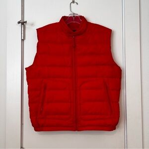 Vince Orange Puffer Vest